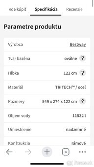 Predam bazen Best way Power steel - 2