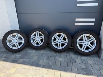 Hliníkové disky AUDI A6 + zimné pneu 225/60 R17 - 2