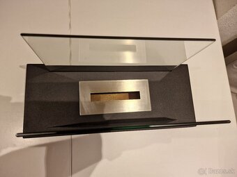 Bezdymový stolový bio krb so sklom - 2
