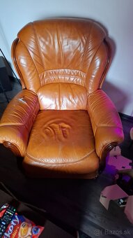 Kožená sedacia súprava 3+1 - 2