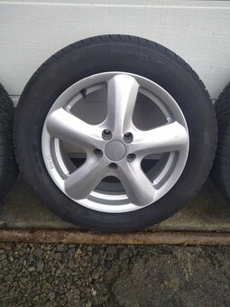 Alu 5 x 100 15 + zimné pneu ŠKODA,VW,SEAT. - 2