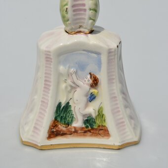 Porcelánový zvonček - Cherubín - 2