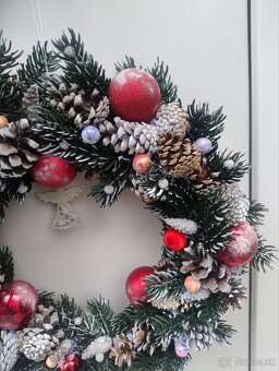 Veľký vianočný veniec – nový, 50cm - 2