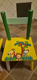 Detský stôl a stoličky - 2