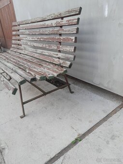 Predám záhradnú lavičku - 2