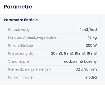 Piesková filtracia - 2