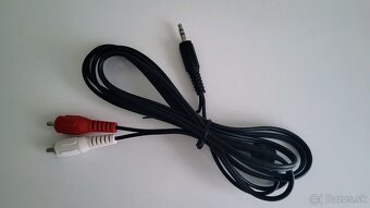 Kábel 3,5 mm jack / 2x RCA, (dĺžka 2 m) - 2