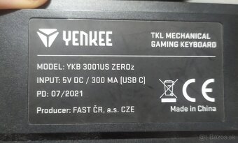 Predam hernú klávesnicu značky YENKEE - 2