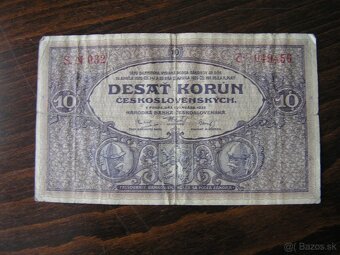 ČESKOSLOVENSKÁ BANKOVKA: 10-KORÚN-1927 - 2