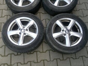 Elektrony Skoda Octavia 2 5x112 r16,letne pneu. 205/55 r16 - 2