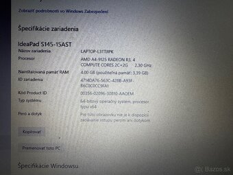 Notebook Lenovo - 2