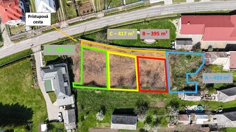 400 m2 POZEMOK na výstavbu rodinného domu - Kysta - 2