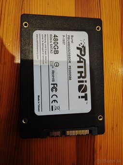 Predám 2,5" SSD 480GB PATRIOT BURST - 2