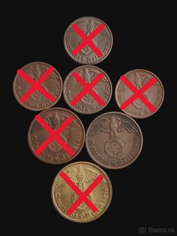 Drobné obehové mince Nemecka - 2