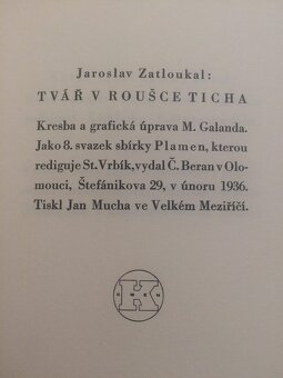 (bibliofília Mikuláš Galanda) Jaroslav Zatloukal, 1936 - 2