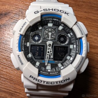 Casio GShock Resist 5081 GA-100B biele - 2