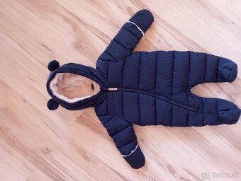 Zimný tmavomodrý overal Fred & Flo - 2