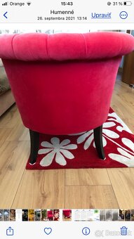 Zamatové kreslo - 2