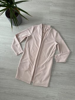 Bledoružový kardigán - 2