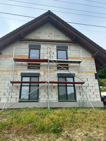 Prenajom, montaž, demontáž  fasadneho lešenia 290m2. - 2