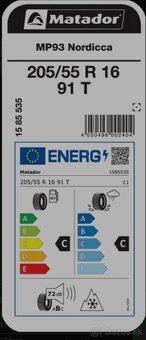 Zimne pneumatiky 205/55r16 - 2