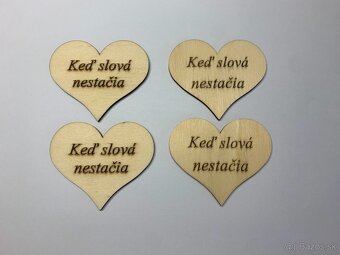 Drevené srdiečko - 2