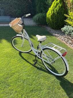 Dámsky Retro Bicykel ORLANDO LAVIDA 28" Biely - 2