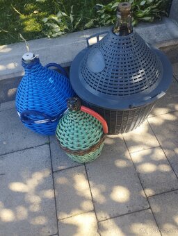Demižony na vino 34l,15l a 3l - 2