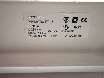 Predám elektrický radiátor konvektor - 500W - 2