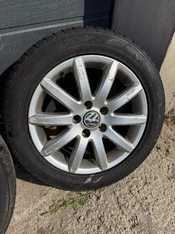 Predám elektrony Volkswagen 205/55 R16 5x112 + zimné pneu - 2
