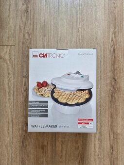 NOVÝ VAFLOVAČ - Clatronic WA 3491 - 2