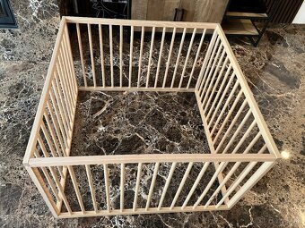 Detská drevená ohrádka 100x100 - 2