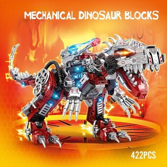 Mechanicky Dinosaurus 422 ks stavebnica - 2