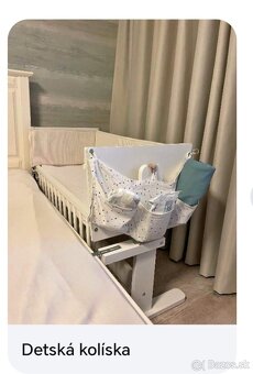 Predám postieľku ale aj kolískou - 2
