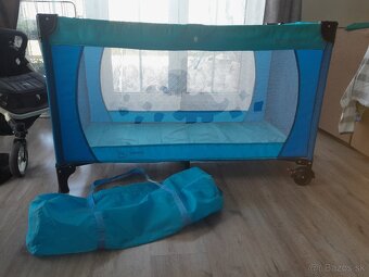 Kočík, bezpečnostna autosedačka,prenosná postielka - 2