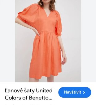 Benetton lanove saty v. S/M - 2