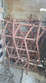 Poľné brány za traktor / staré kovové brány - 2