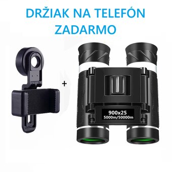 Ďalekohľad mini s vysokým rozlíšením, 900x25 HD, 5 000 m - 2