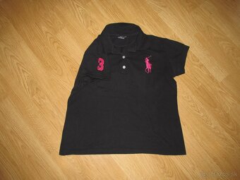 Čierne polo tričko v. L, zn. Ralph Lauren - 2