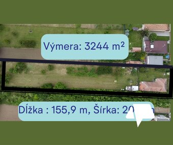 Predaj veľký stavebný pozemok Mojzesovo- 3244 m2 - 2