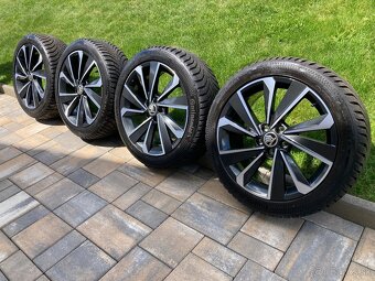 Zimná sada ŠKODA 5x100 7J ET51 215/45 R17 - 2