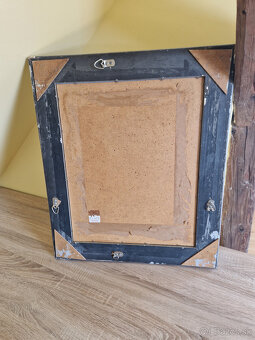 Krásne zrkadlo 65x55cm, starožitný štýl - 2