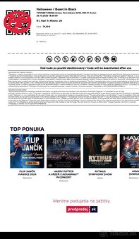 Predám 2 vstupenky na koncert Helloween - 2
