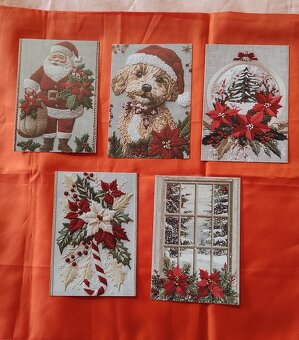 krásne vianočne pohľadnice Vintage štýl - 2