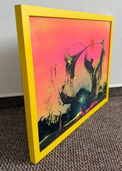 Originálny obraz – Peter Majkut „Neónový horizont“ - 2