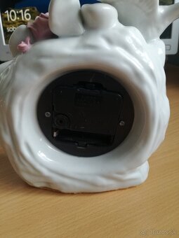 Porcelánové hodiny Quartz znížená cena - 2