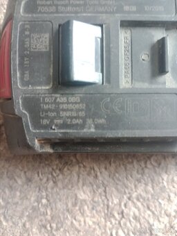 Bosch 18v 2Ah batéria funkčná - 2