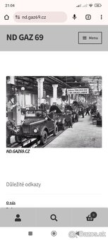 Gaz 69 - nové náhradní díly - 2