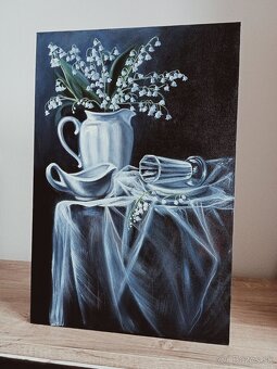 Obraz “Kytica z konvaliniek“ 40x60cm - 2