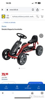 Detská šliapacia štvorkolka - 2